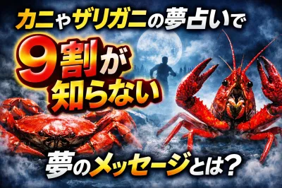 カニやザリガニの夢占いで9割が知らない夢のメッセージとは？