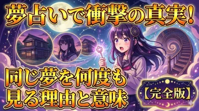 夢占いで衝撃の真実！同じ夢を何度も見る理由と意味【完全版】