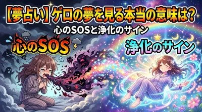 【夢占い】ゲロの夢を見る本当の意味は？心のSOSと浄化のサイン