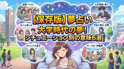 【保存版】夢占い｜大学時代の夢のシチュエーション別意味6選！