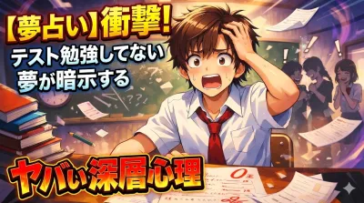 【夢占い】衝撃！テスト勉強してない夢が暗示するヤバい深層心理