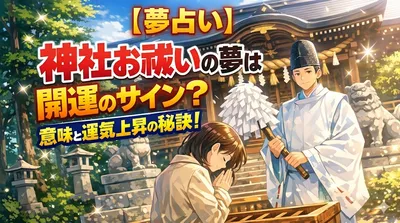 【夢占い】神社お祓いの夢は開運のサイン？意味と運気上昇の秘訣！