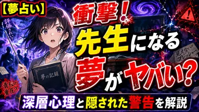 【夢占い】衝撃！先生になる夢がヤバい？深層心理と隠された警告を解説
