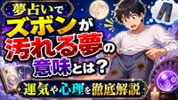 夢占いでズボンが汚れる夢の意味とは？運気や心理を徹底解説