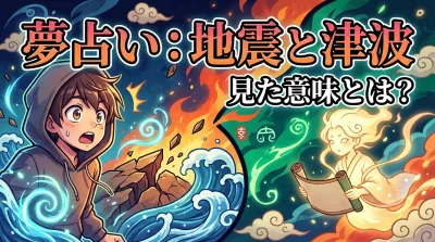 夢占いで地震と津波を見た意味とは？