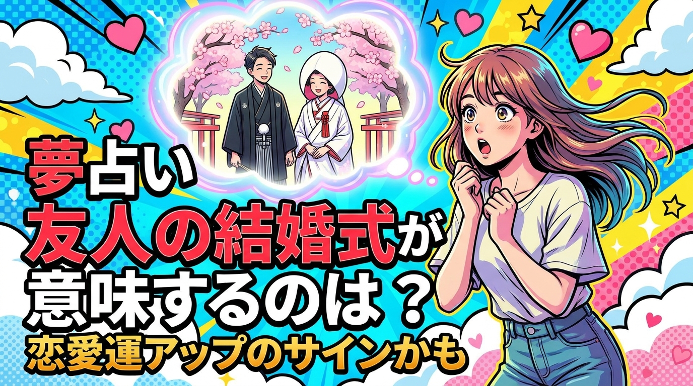 夢占い 友人の結婚式が意味するのは？恋愛運アップのサインかも