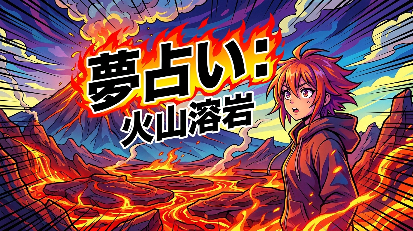 夢占いで火山溶岩の意味は?感情と運気の変化を徹底解説!
