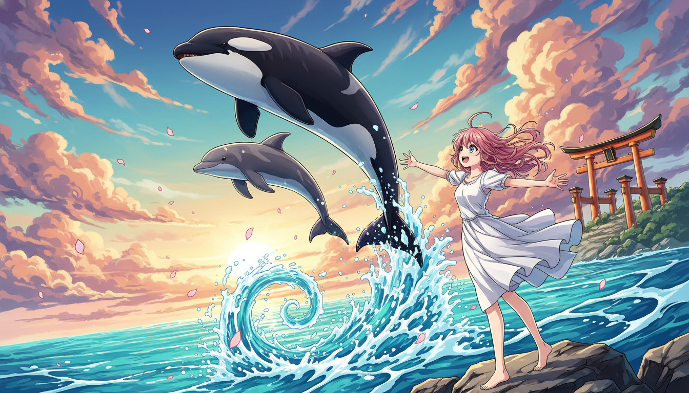 【夢占い】シャチイルカジャンプの夢が教える運気急上昇のサイン!