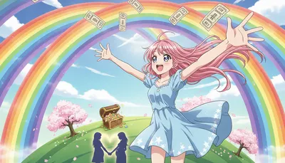 夢占いで虹がたくさん出る意味とは？宝くじや恋愛のサイン