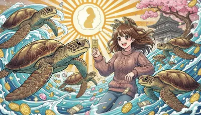 夢占いで亀がたくさん出る意味は？宝くじや金運など幸運の連鎖を解説