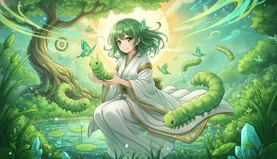 緑の幼虫の夢占いの意味とは？成長や回復を示すサインを解説