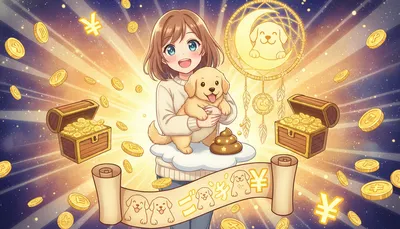 夢占いで犬のうんちの夢は金運アップ？状況別の意味を解説