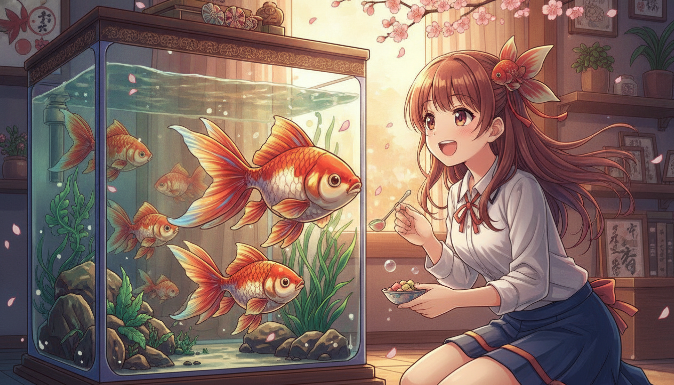 夢占いで金魚を飼う意味は?恋愛や金運の幸運サインかも